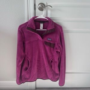 Pink Patagonia Pull Over